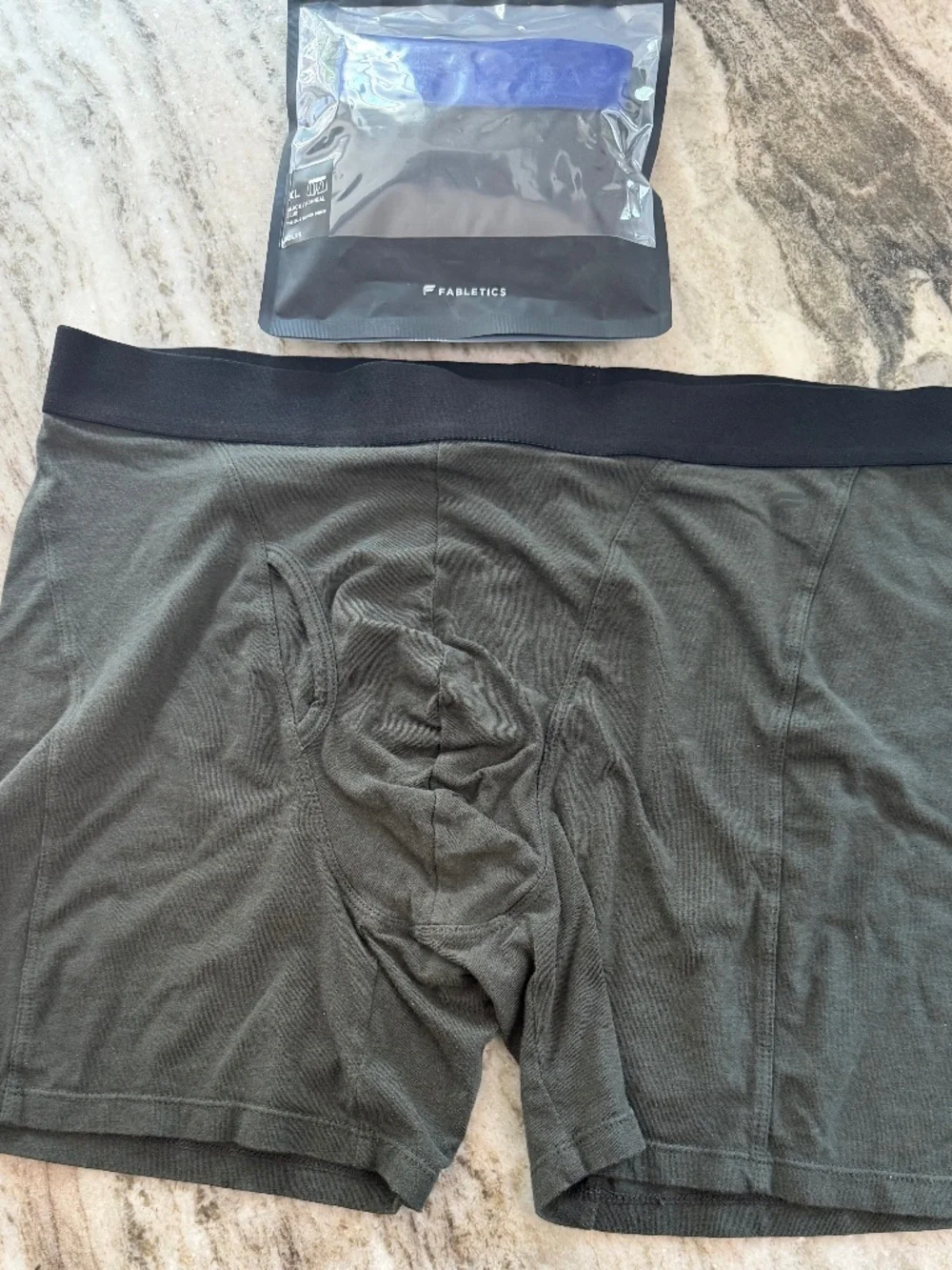 FABLETICS The Training Day, (2)-24/7 Boxer Brief Admiral Blue. Green.Men:XL NWT